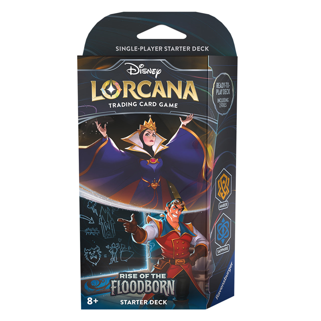 Lorcana: Rise of the Floodborn - Starter Deck (Amber & Sapphire)