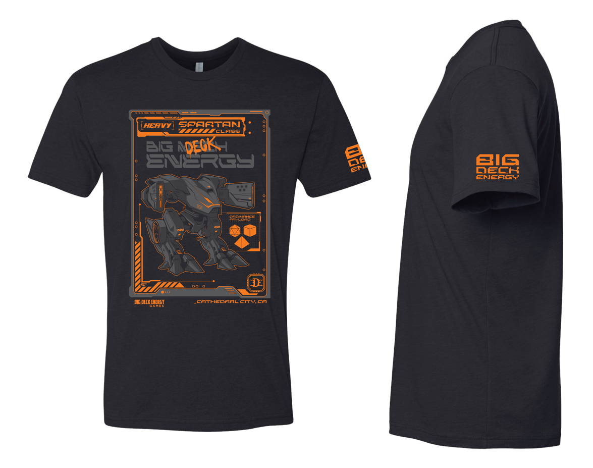 T-Shirt: "BIG MECH ENERGY" Big Deck Energy - Black
