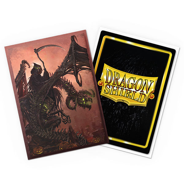 Dragon Shield: (100) Standard Brushed Art Sleeves - 'Halloween 2025' Art, Limited Edition