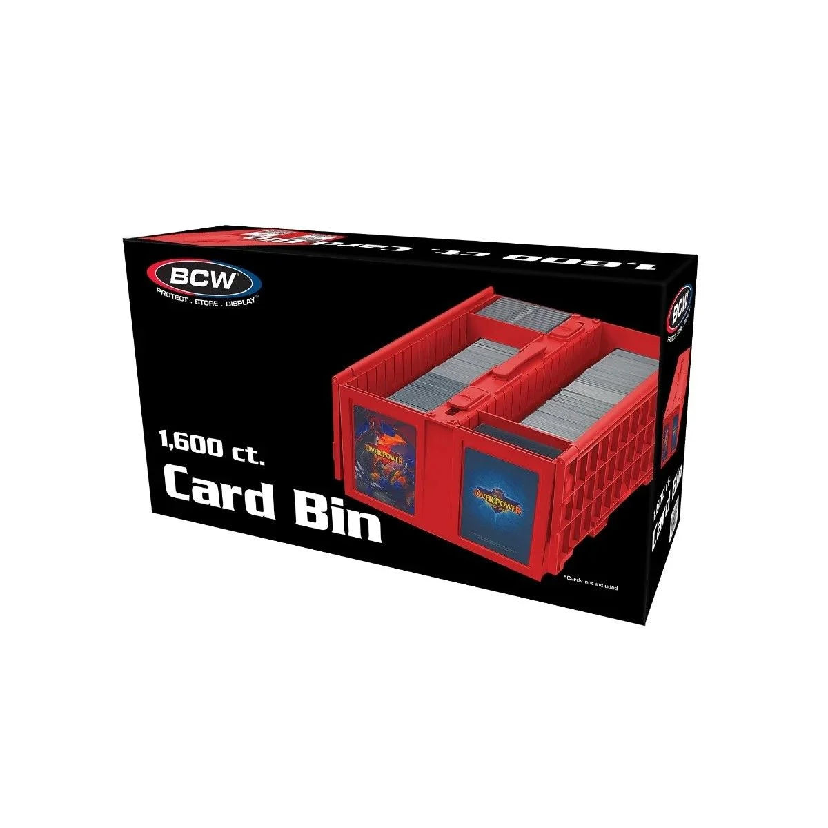 BCW: Collectible Card Bin (1600) - Red