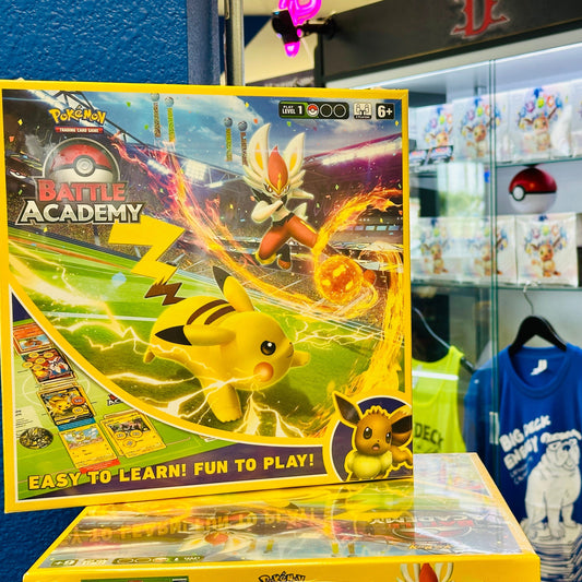 Get Battle Academy and Learn to Play Pokemon CCG! Free with Prismatic Evolutions ETB!