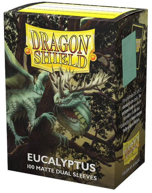 Dragon Shield: (100) Standard Matte Duel Sleeves -  Eucalyptus
