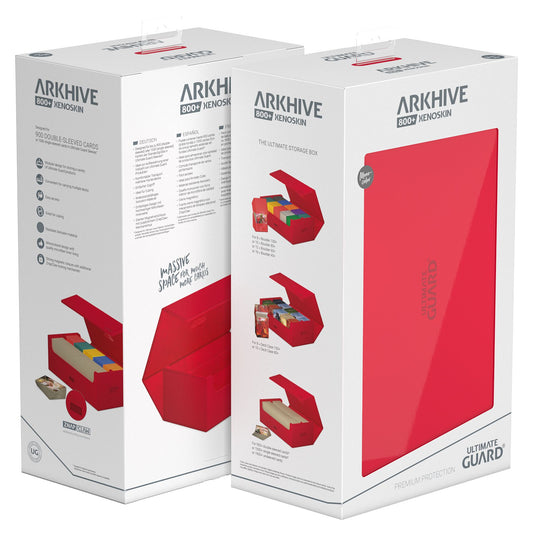 Ultimate Guard: Deck Case - ARKHIVE 800+ MONOCOLOR RED