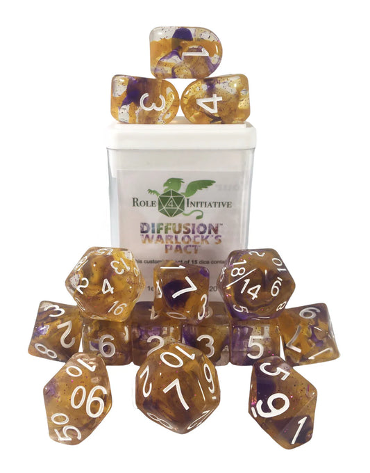 Roll 4 Initiative: Dice - Warlock's Pack (15)