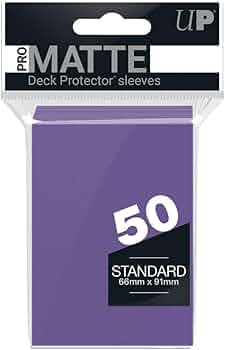 Ultra PRO: Sleeves - Pro-Matte Deck Protectors Pack - Purple (50)