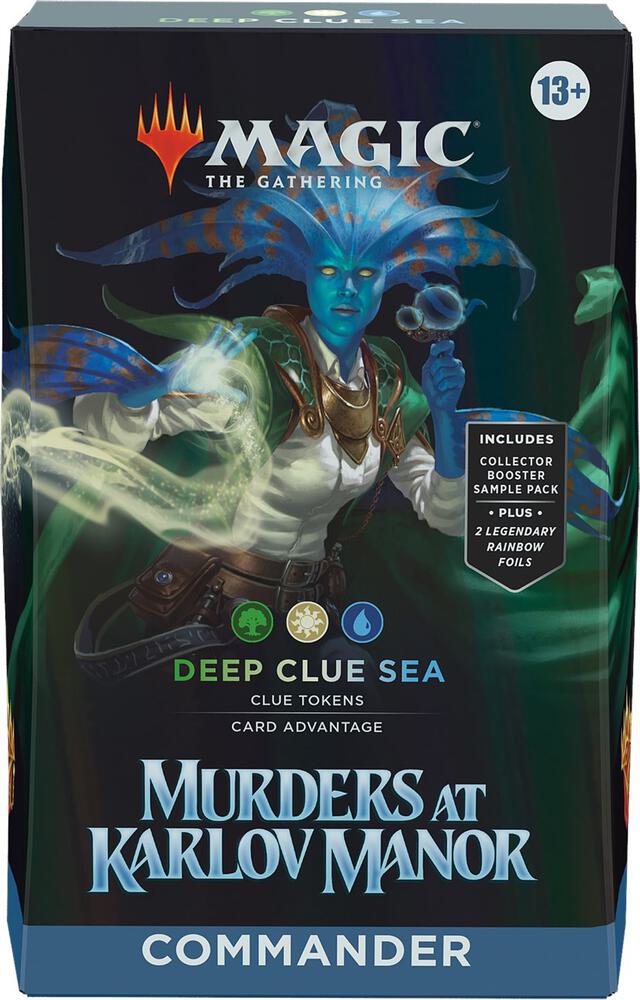 MTG: Deep Clue Sea: Murders at Karlov Manor Commander Deck: Magic The Gathering