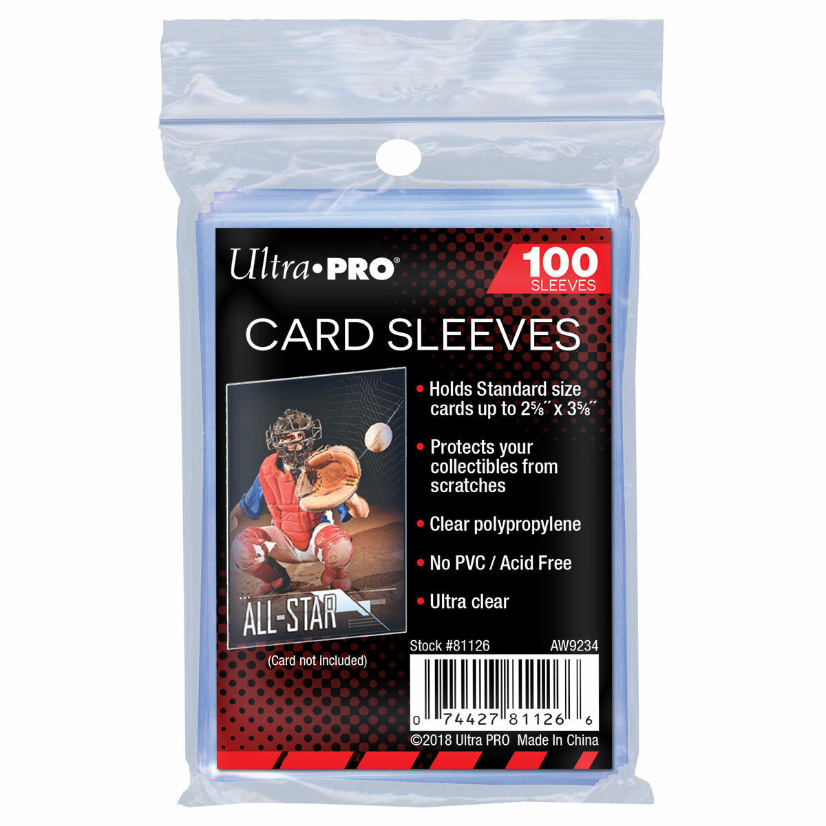 Ultra PRO: Penny Card Sleeves 67mm x 92mm (100-110 sleeves)