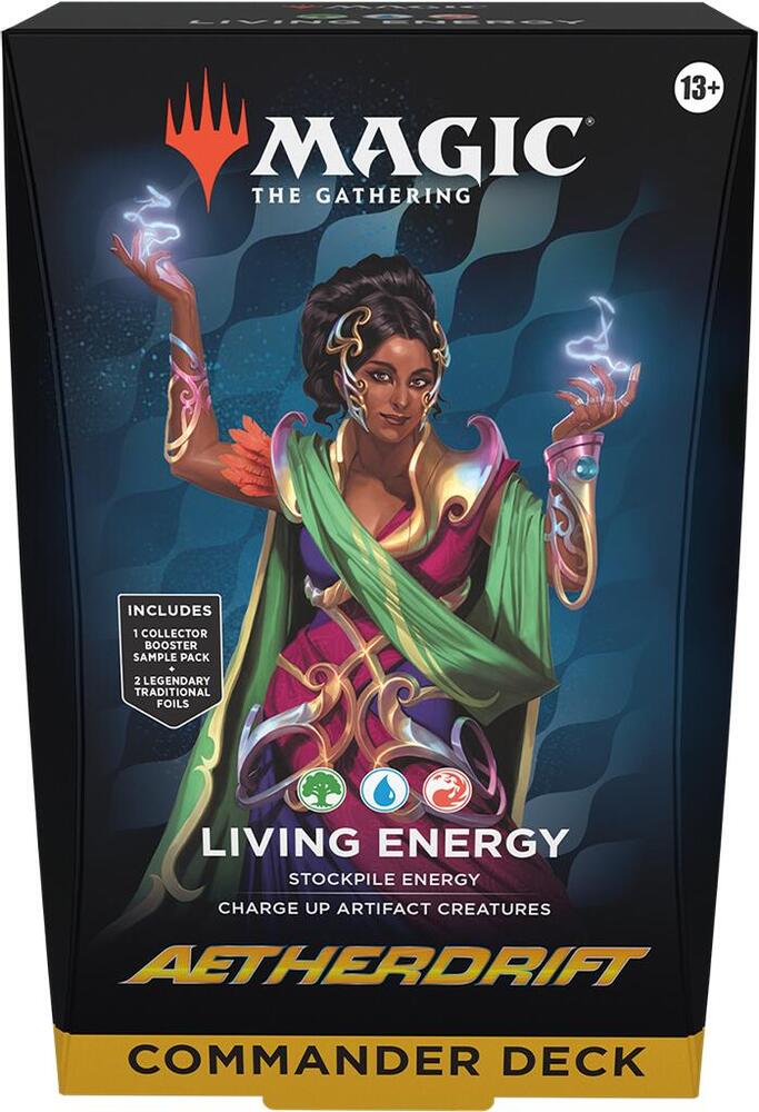 MTG: Living Energy: Aetherdrift Commander Deck: Magic The Gathering