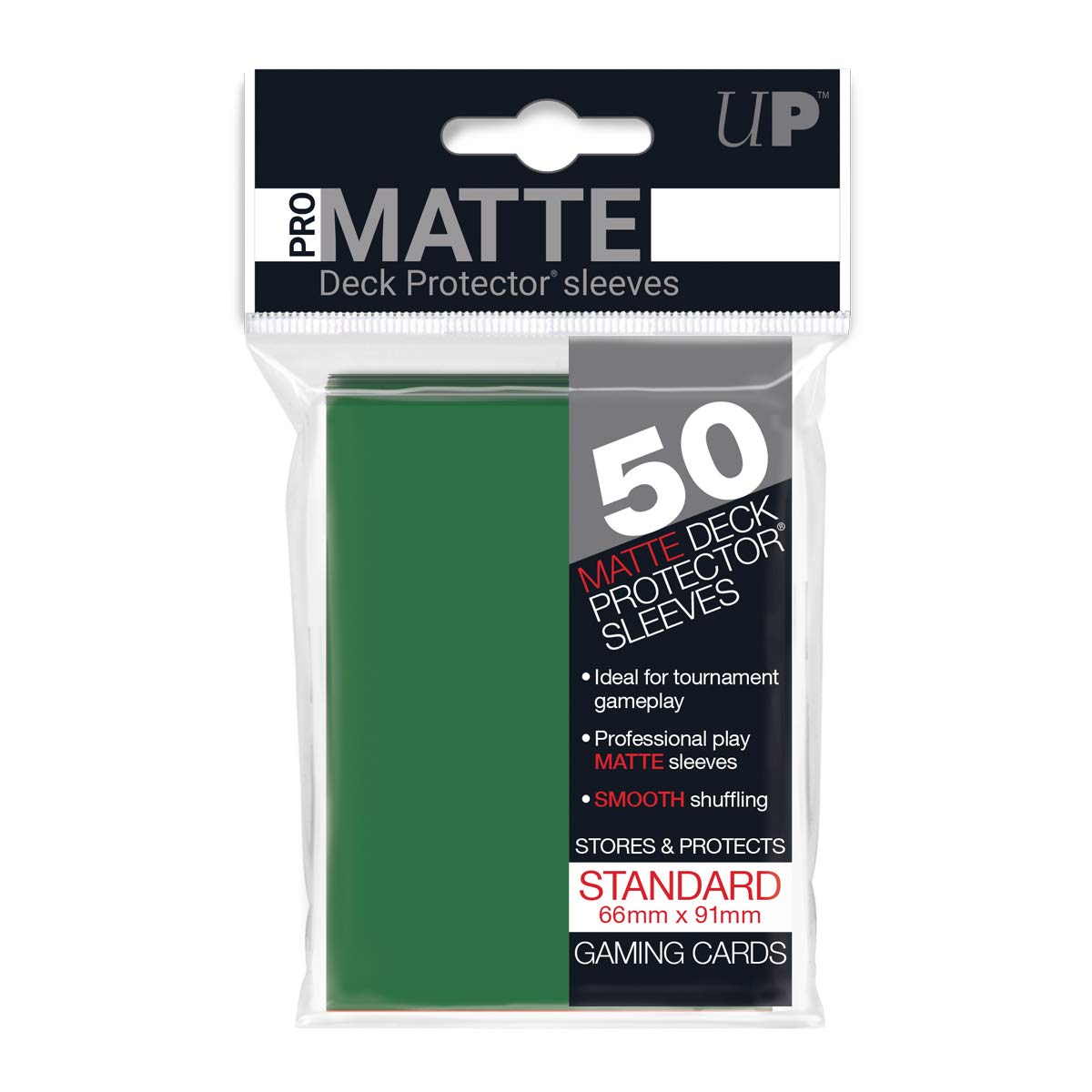 Ultra PRO: Sleeves - Matte Deck Protector Sleeves: Green 50ct