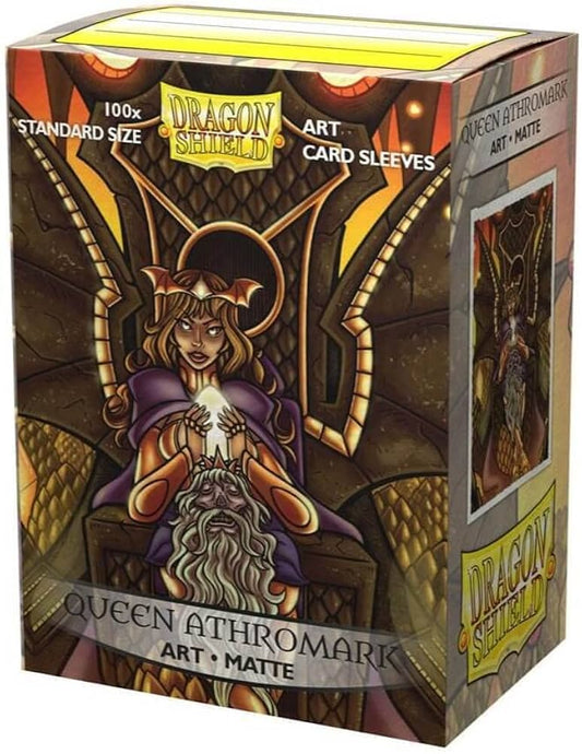 Dragon Shield: (100) Matte Art Sleeves - Queen Athromark Portrait