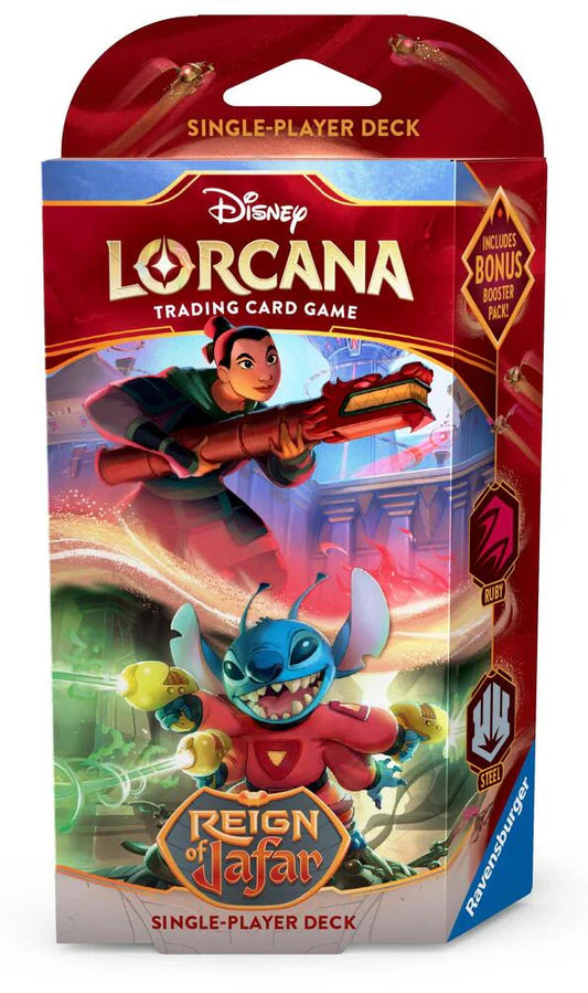 Lorcana: Reign of Jafar - Starter Deck (Ruby & Steel)