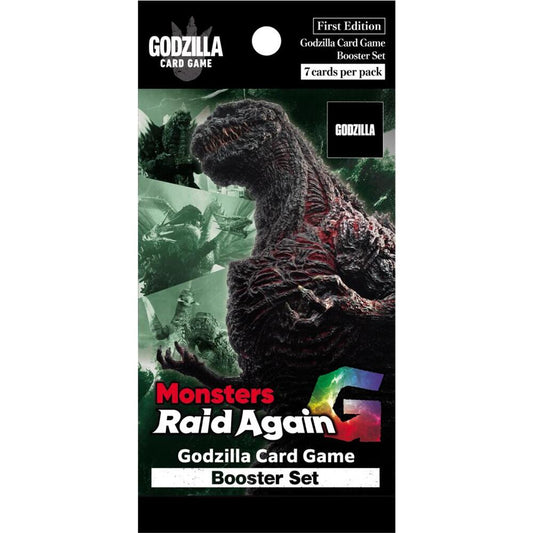 Godzilla Card Game: Monsters Raid Again (Set 2) - Booster Pack