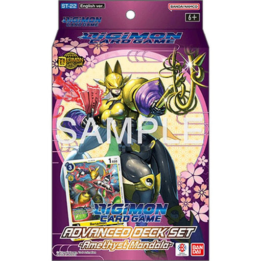 Digimon Card Game: Amethyst Mandala Advanced Starter Deck (ST-22)