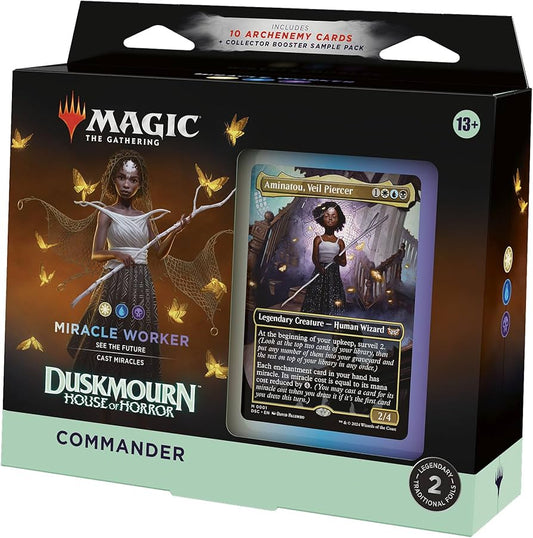MTG: Miracle Worker: Duskmourn Commander Deck: Magic The Gathering