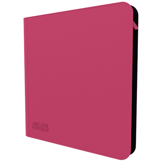 Arcane Fortress: 12-Pocket Zipper Binder - Pink