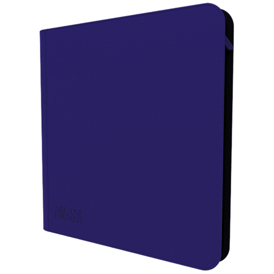 Arcane Fortress: 12-Pocket Zipper Binder - Purple