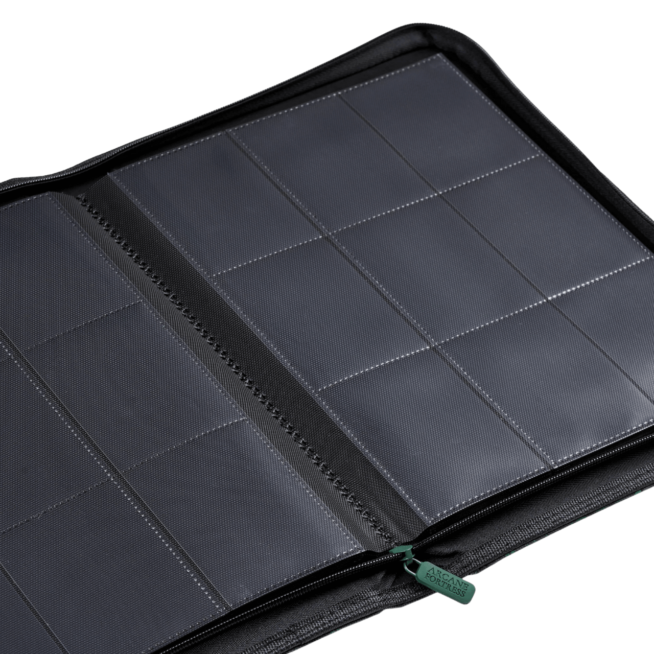 Arcane Fortress: 9-Pocket Zipper Binder - Green