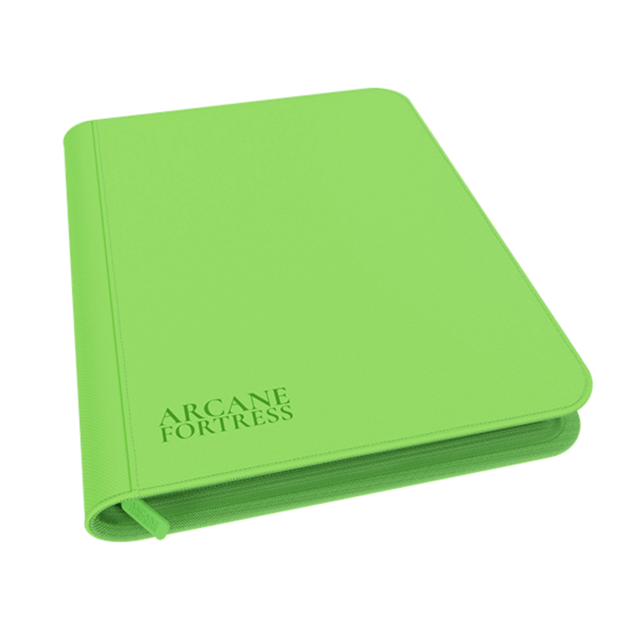 Arcane Fortress: 9-Pocket Zipper Binder - Neon Green