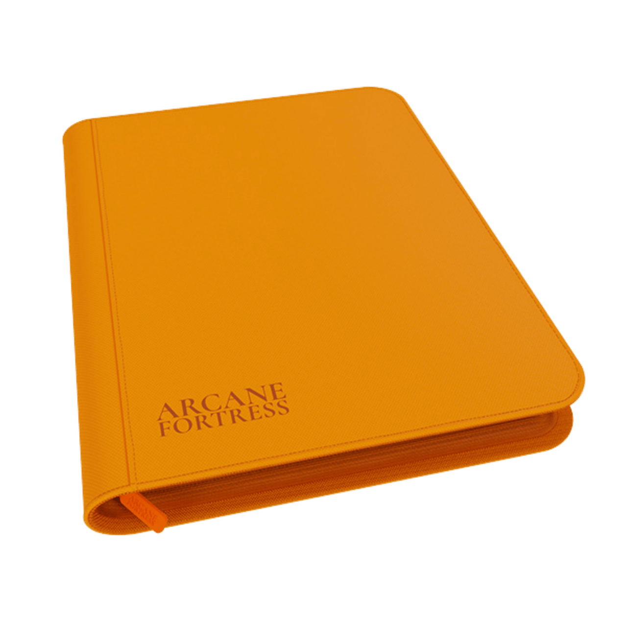 Arcane Fortress: 9-Pocket Zipper Binder - Neon Orange