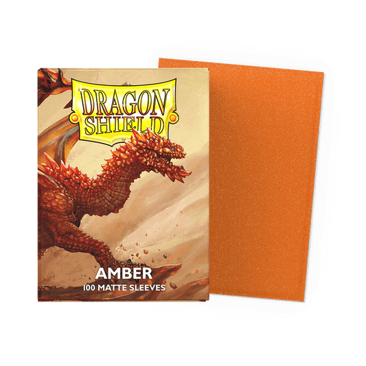 Dragon Shield: (100) Matte - Amber