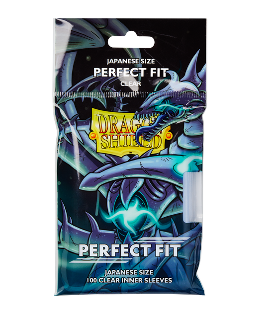Dragon Shield: (100) Perfect Fit Japanese Top-Loading - Clear