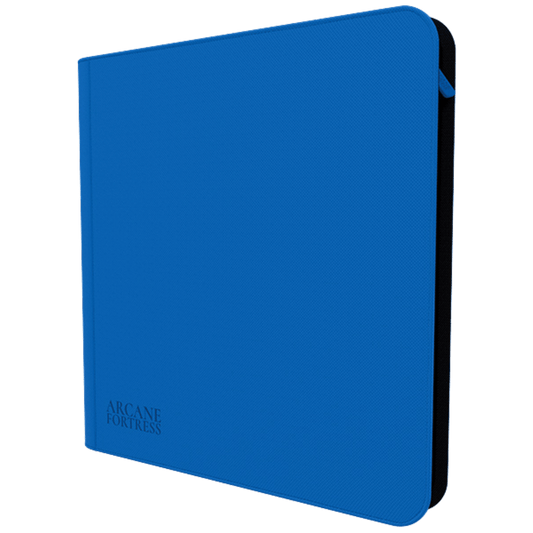 Arcane Fortress: 12-Pocket Zipper Binder – Blue