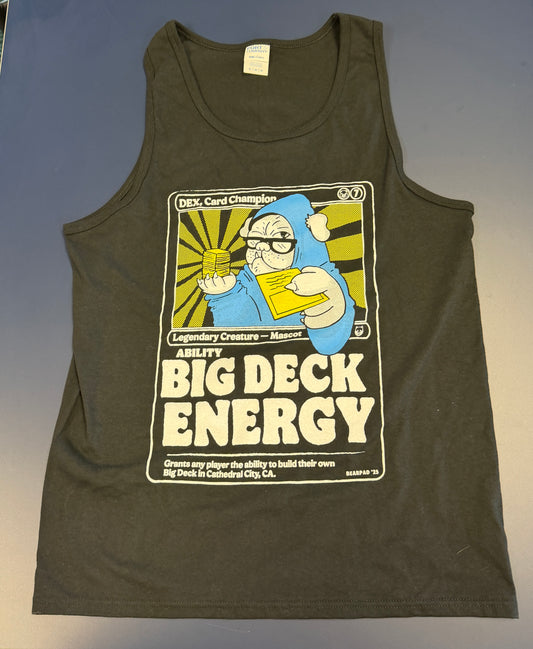 Tank-Top: "DEX, Card Champion" Big Deck Energy - Black