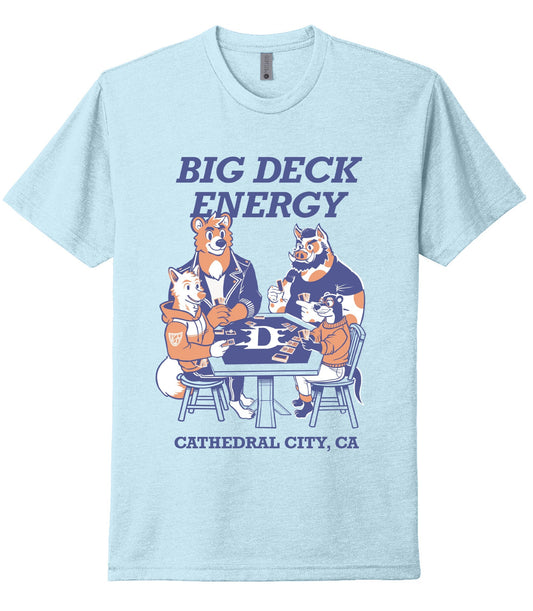 T-Shirt: "Game Night" Big Deck Energy - Blue