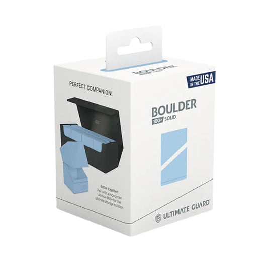 Ultimate Guard: BOULDER 100+ Deck Box - SOLID BABY BLUE