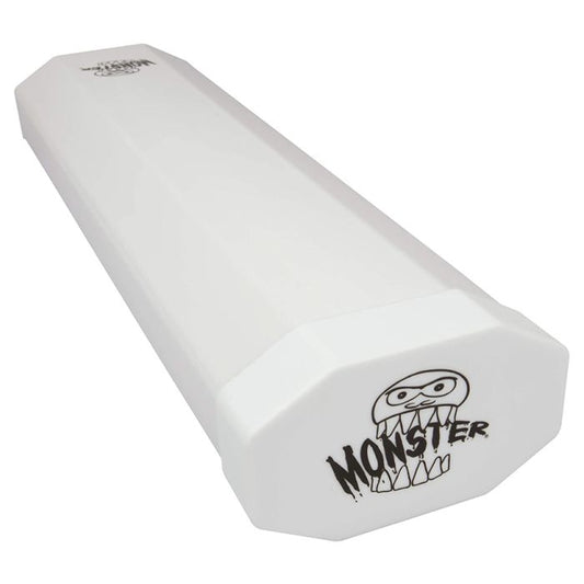 Monster Playmat Tube: Dual - Opaque White with White Cap
