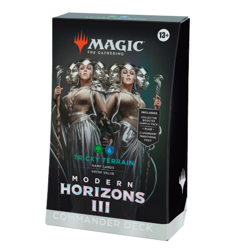 MTG: Tricky Terrain: Modern Horizons III Commander Deck: Magic The Gathering