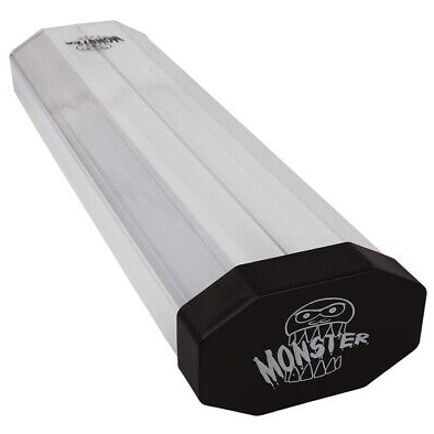 Monster Playmat Tube: Dual - Clear with Black Cap