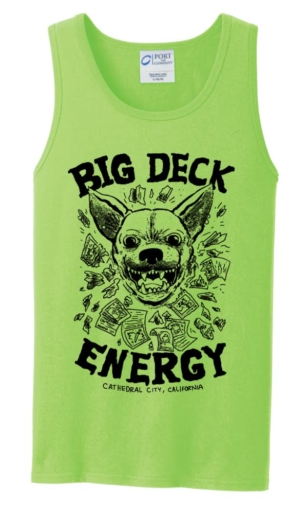 Tank-Top: "PAX!" Big Deck Energy - 5 Neon Colors