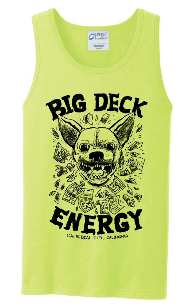 Tank-Top: "PAX!" Big Deck Energy - 5 Neon Colors