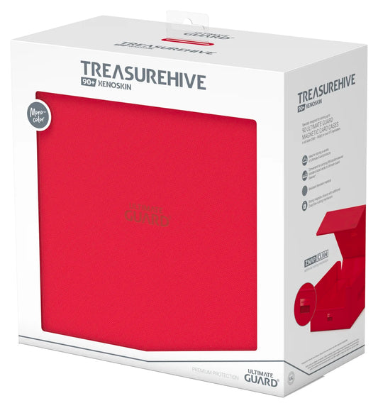 Ultimate Guard: Deck Case - TREASUREHIVE 90+ - Red