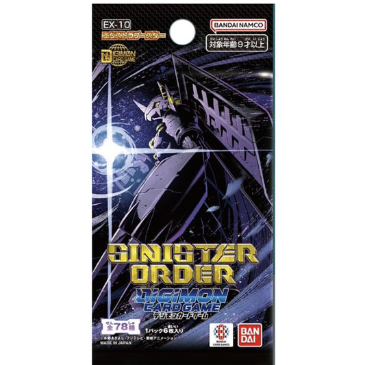Digimon Card Game: Sinister Order (EX-10) - Booster Pack