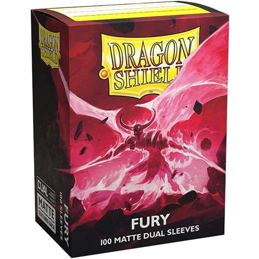 Dragon Shield: (100) Standard Matte Duel Sleeves - Fury