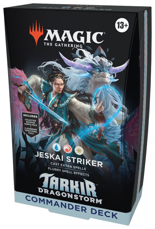 MTG: Jeskai Striker: Tarkir Dragonstorm Commander Deck: Magic The Gathering
