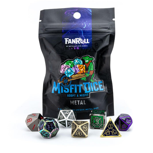 FanRoll: Mystery Misfit Metal Dice Set (7 Dice)