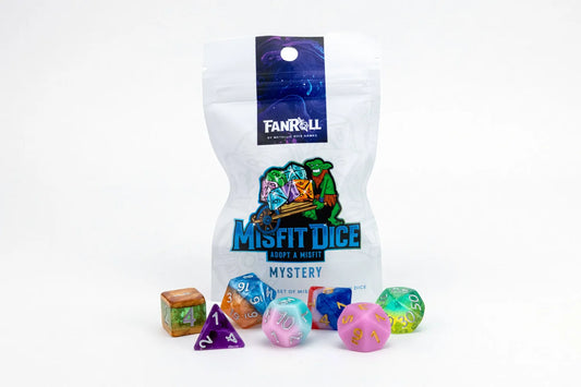 FanRoll: Mystery Misfit Resin Polyhedral Dice Set (7 Dice)