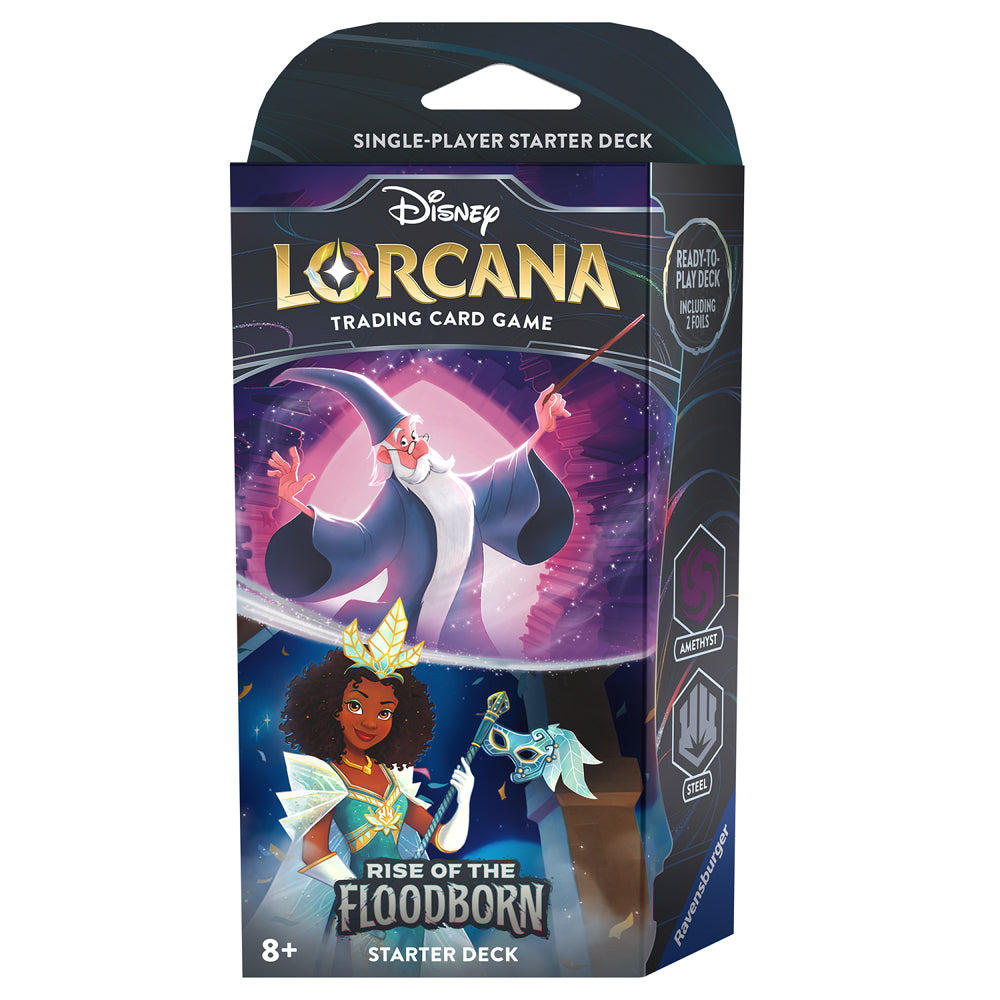 Lorcana: Rise of the Floodborn - Starter Deck (Amethyst & Steel)