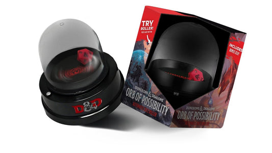 Dungeons & Dragons RPG: Dice Roller - Orb of Possibility with Silicone d20 & Removable Lid