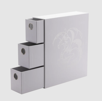 Dragon Shield: Fortress Card Drawers- White