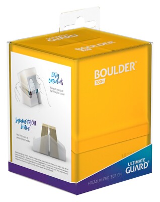 Ultimate Guard: BOULDER 100+ Deck Box - AMBER