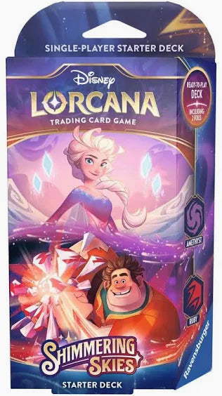 Lorcana: Shimmering Skies Starter Deck Amethyst/Ruby