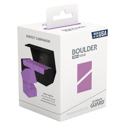 Ultimate Guard: BOULDER 100+ Deck Box - SOLID LAVENDER PURPLE
