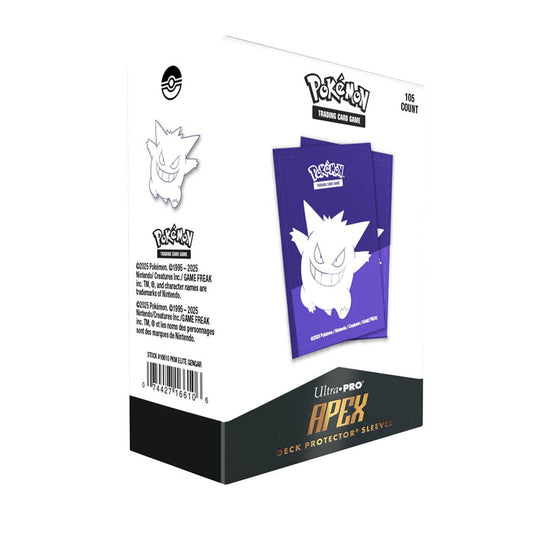 Pokémon: Ultra PRO 105ct Apex Deck Protector Sleeves - Gengar